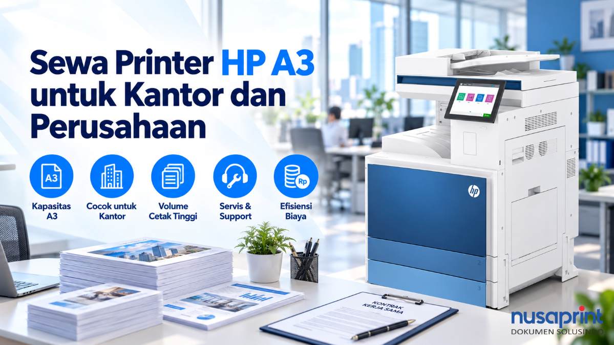 Sewa Printer HP A3 untuk Kantor dan Perusahaan